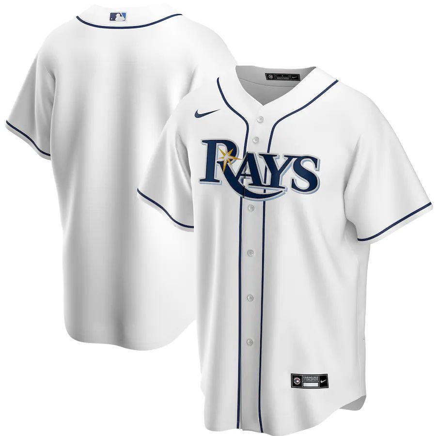 Mens Tampa Bay Rays Nike White Home Replica Team MLB Jerseys